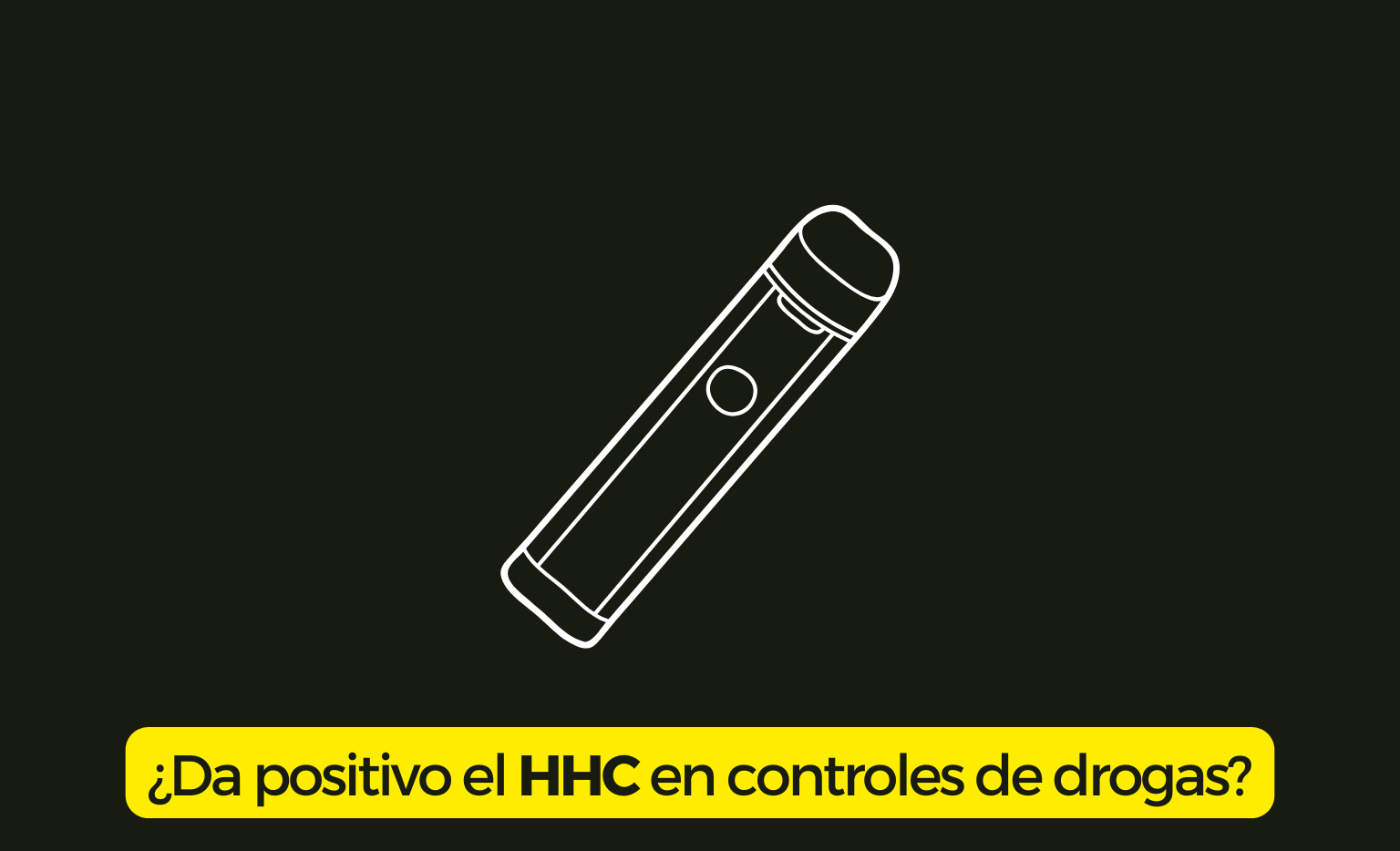HHC da positivo en drogas