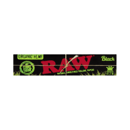 RAW Black Organic Hemp King Size