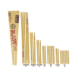 RAW Cones 20 Stage Rawket (20 Conos de 7 Medidas)