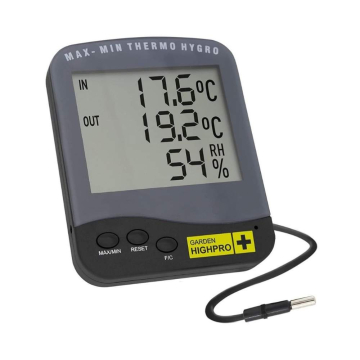 Termohigrómetro Digital Garden HighPro Premium Con Sonda
