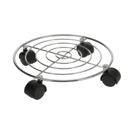 Soporte Redondo con Ruedas para Maceta 