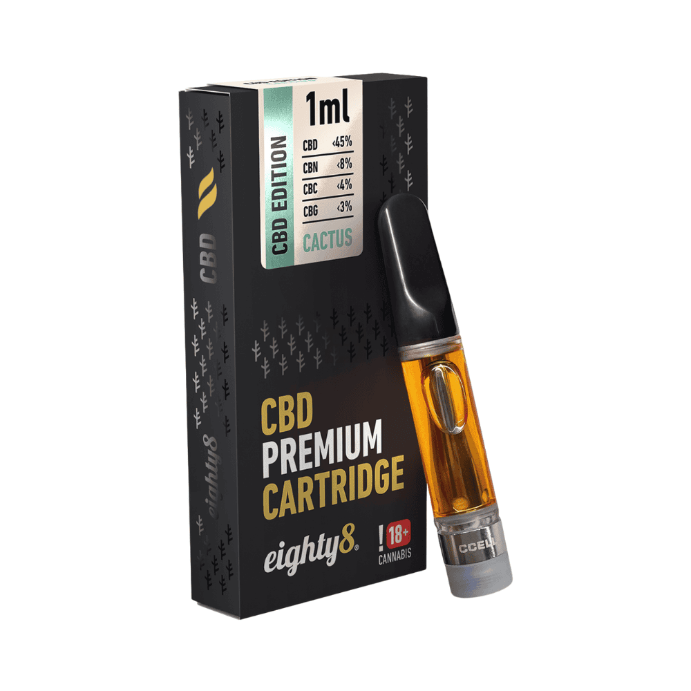 Cartucho CBD (1ml) Eighty8 | 45% CBD Varios sabores