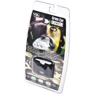 Green Eye Unicorn LED Linterna Frontal Verde