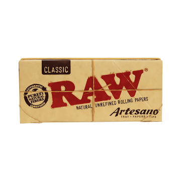 Papel Raw King Size Classic Artesano (con filtros y bandeja)