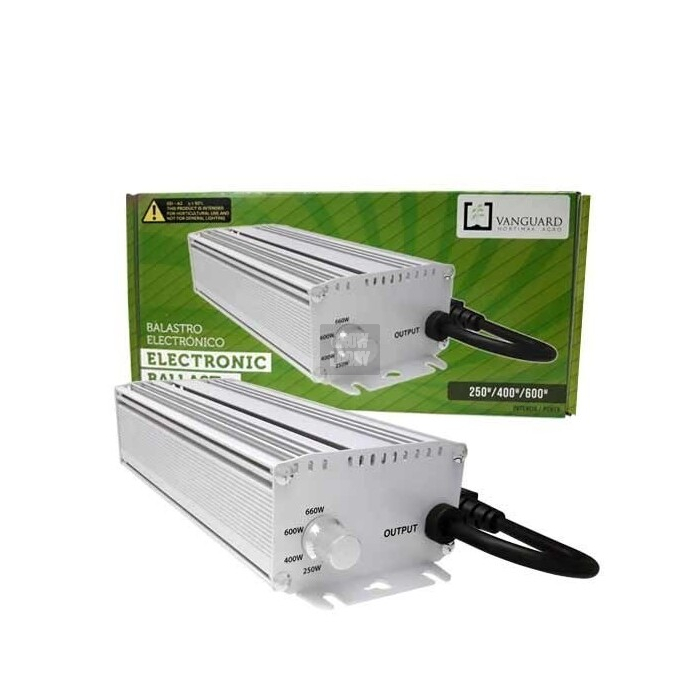 Balastro Electrónico Regulable 600W Vanguard Hydroponics