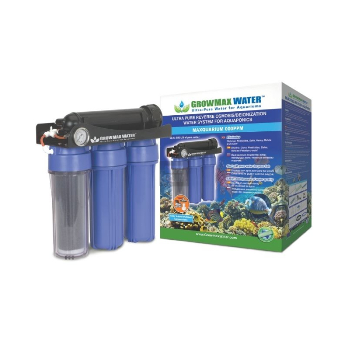 MaxQuarium 000 PPM (500L/D) Filtro Osmosis + Desionizador MaxQuarium 000 PPM (500L/D) Filtro Osmosis + Desionizador