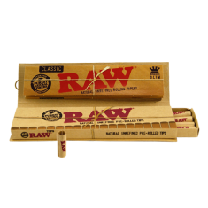 RAW Connoisseur King Size + Tips Prerolled Masterpiece