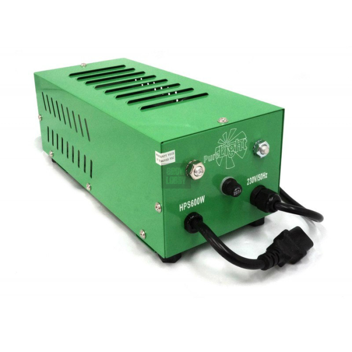 Balastro Pure Light 600W Cerrado V2 (Cableado)