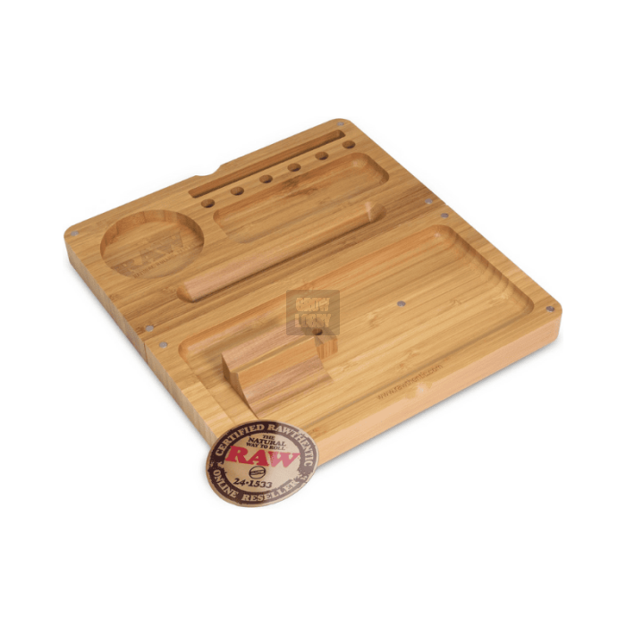 Bandeja RAW Bambú Rolling Tray