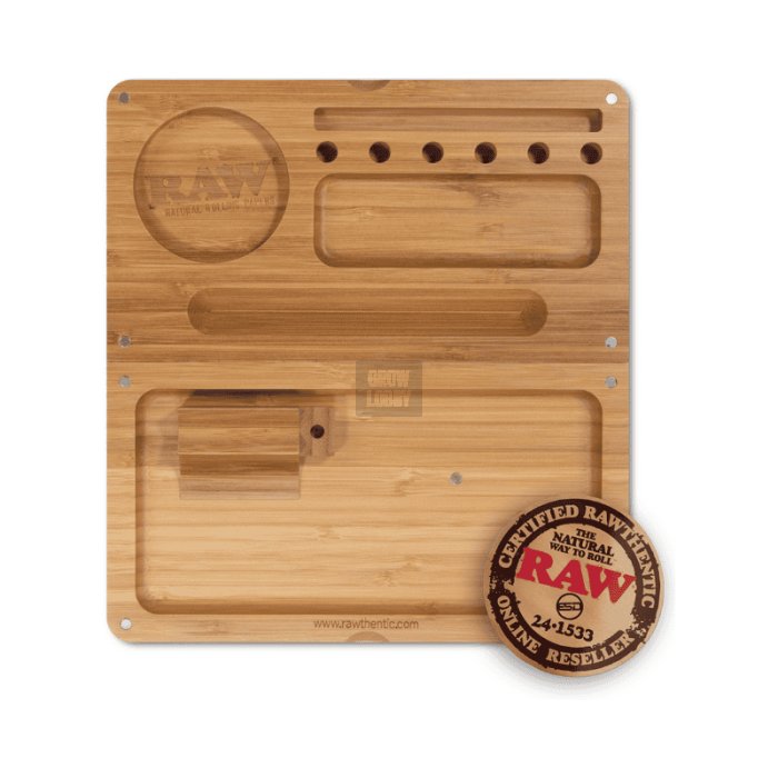 Bandeja RAW Bambú Rolling Tray