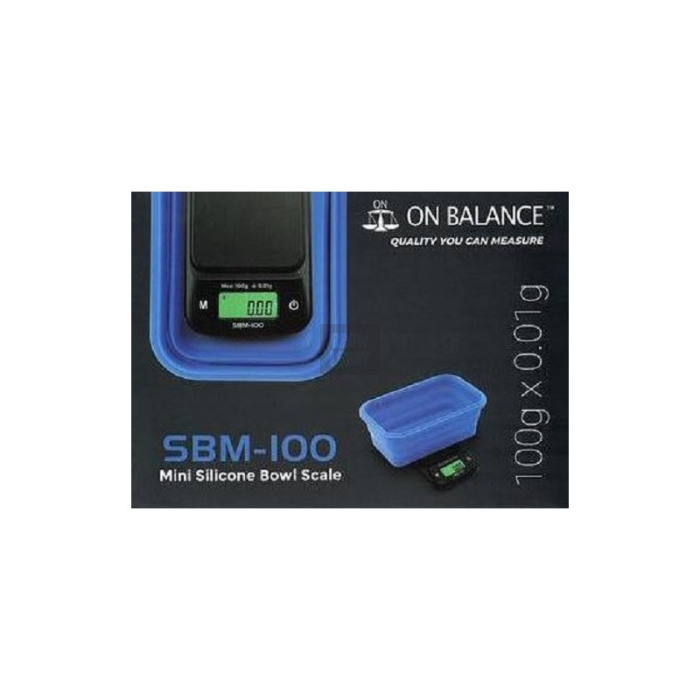 Báscula On Balance SBM-100 Azul (100x0,01gr)
