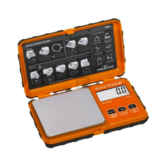 Bascula On Balance Tuff Weight Naranja (1000x0,01gr) 