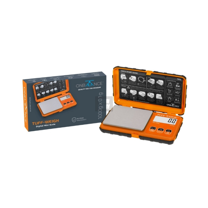Bascula On Balance Tuff Weight Naranja (1000x0,01gr) 