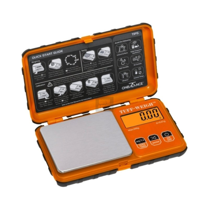 Báscula Tuff Weight Naranja (200x0,01gr)