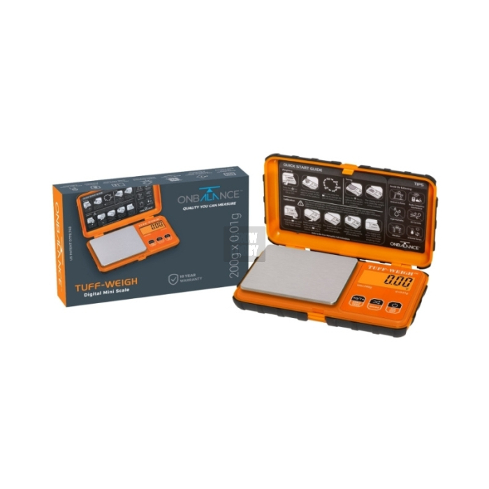 Báscula Tuff Weight Naranja (200x0,01gr)