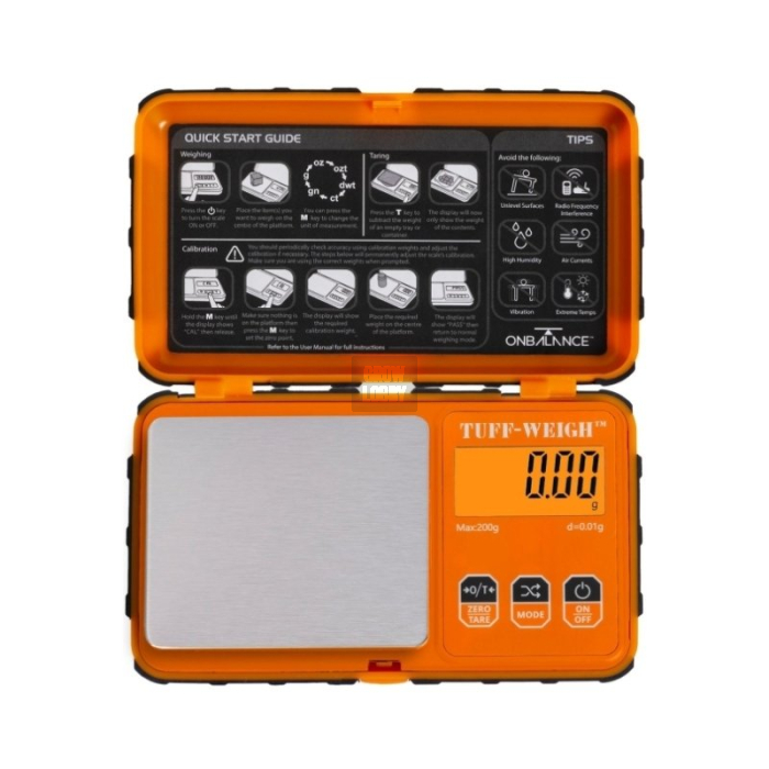 Báscula Tuff Weight Naranja (200x0,01gr)