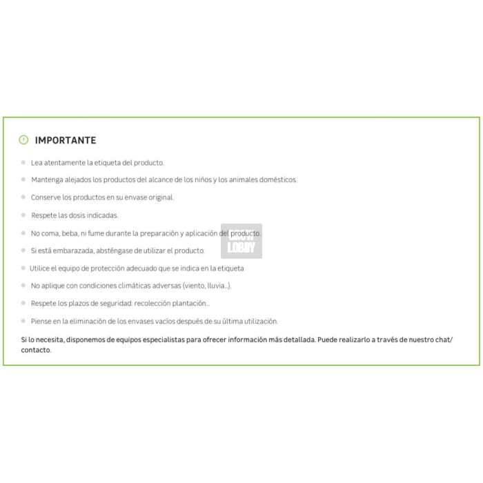 Bomba Insecticida Descarga Total 100ml