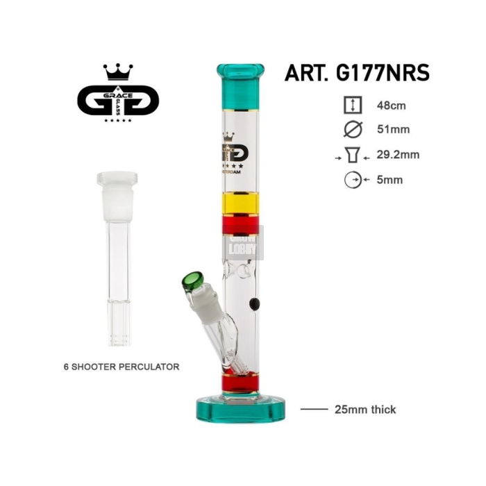 Bong Grace Glass Hammer Series 48cm 29,2mm Bong Grace Glass Hammer Series 48cm 29,2mm
