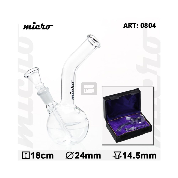 Bong Micro 18cm 14,5mm (Con caja)