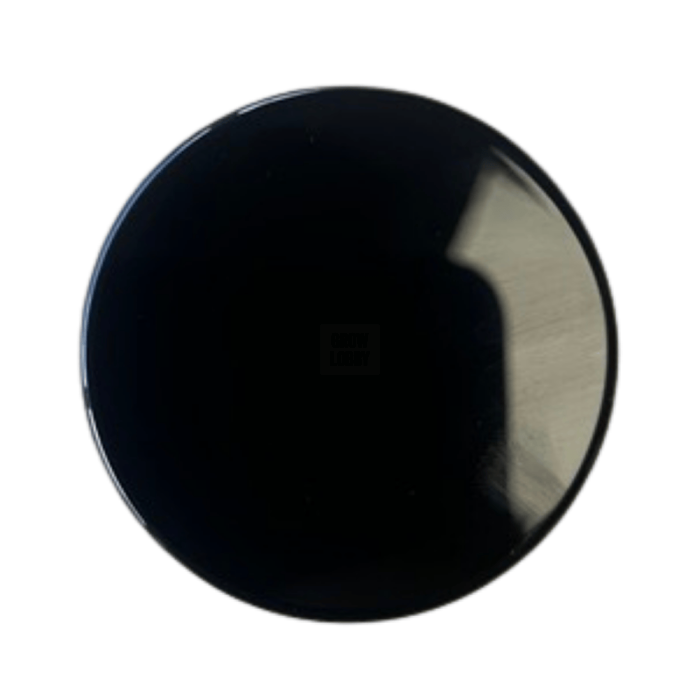 Bote de Cristal Redondo Negro Plano 5ml