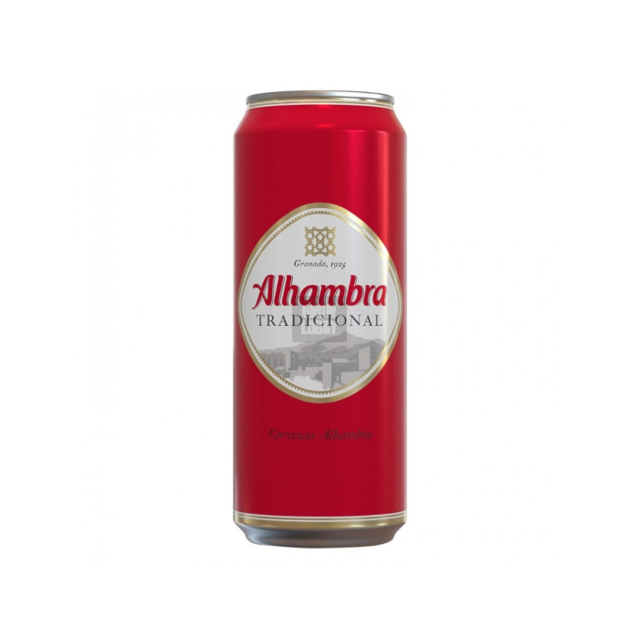 Lata Cerveza Alhambra 50cl Ocultación Lata Cerveza Alhambra 50cl Ocultación