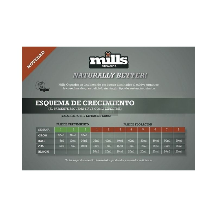 Mills Organic Cal