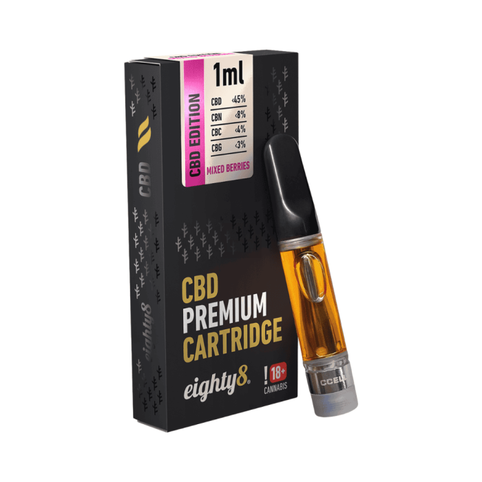Cartucho CBD (1ml) Eighty8