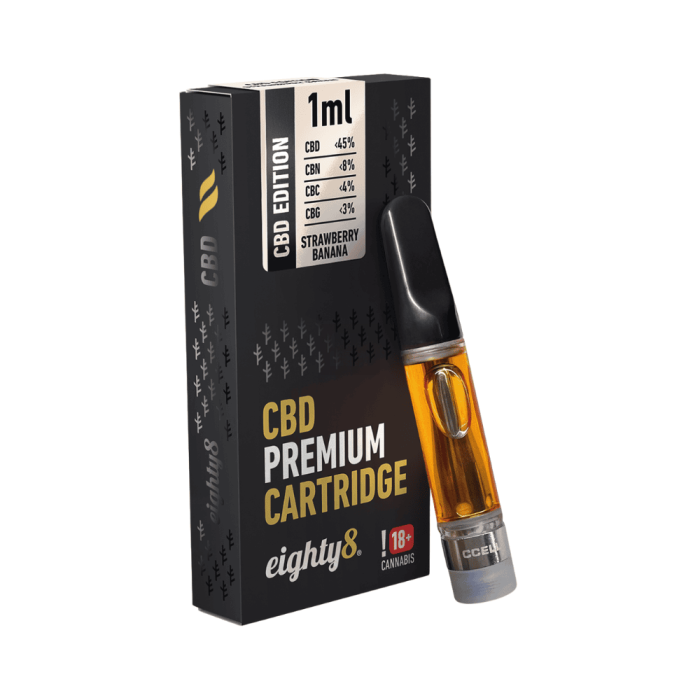 Cartucho CBD (1ml) Eighty8
