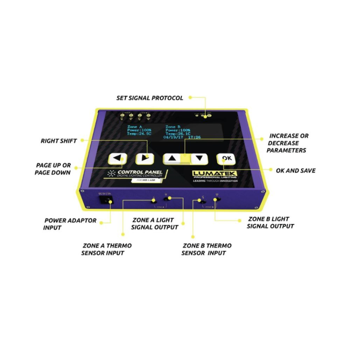 Lumatek Control Panel Plus 2.0 (HID + LED)