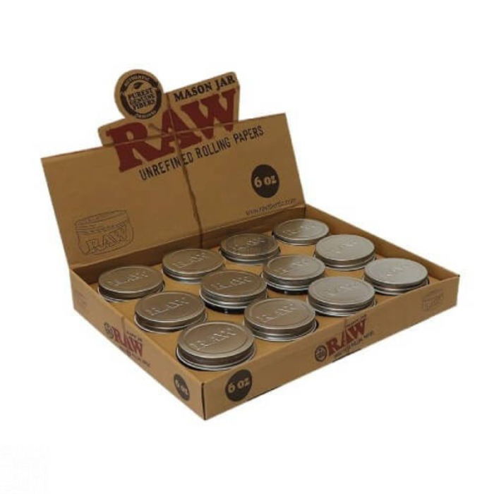 RAW Bote Mason Jar Cristal