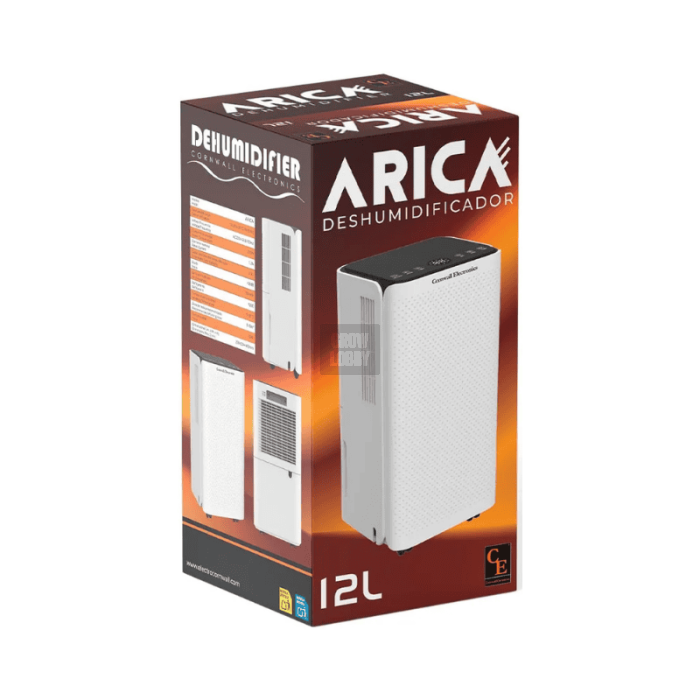 Deshumidificador Arica 12L / Dia Cornwall