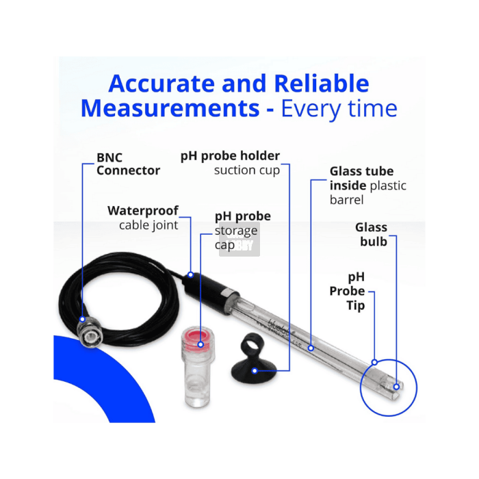 Electrodo / Sonda pH de repuesto Bluelab