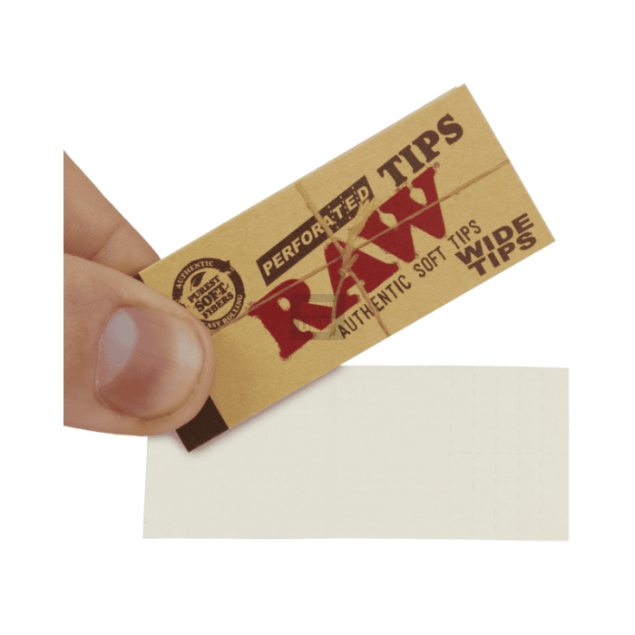 Filtros Raw Wide Tips Perforated