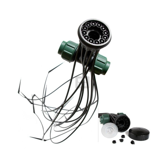 Gotero / Medusa Riego para 12 plantas 12x2L/H (25mm)