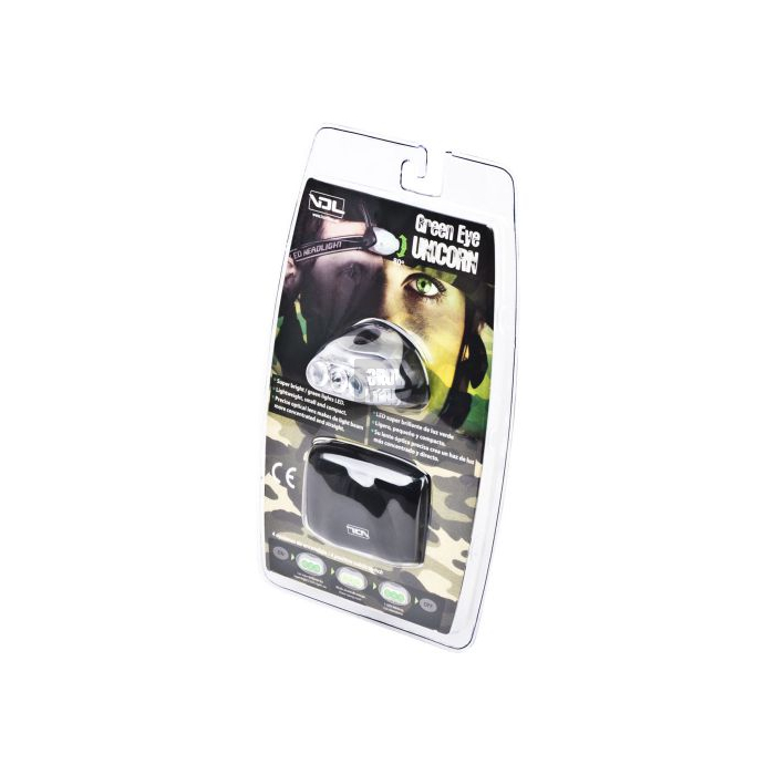 Green Eye Unicorn LED Linterna Frontal