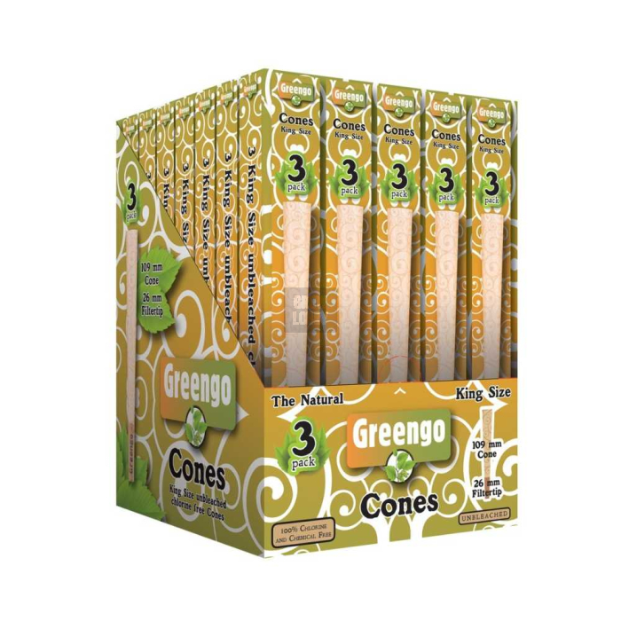Greengo King Size Cones (Pack 3x)