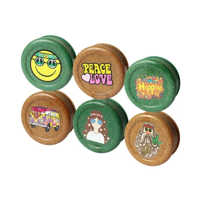 Grinder Fibra de Cáñamo 3 Partes