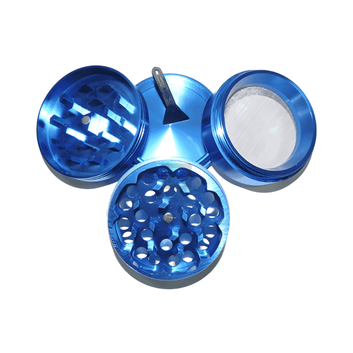 Grinder Polinizador Aluminio 4 Partes (50mm) Grinder Polinizador Aluminio 4 Partes (50mm)