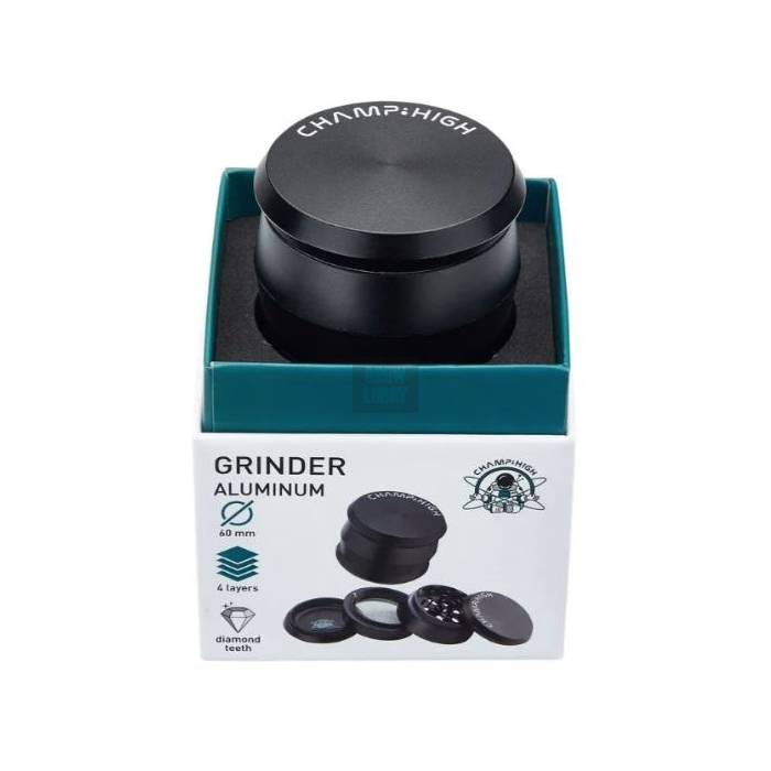 Grinder Polinizador Champ High Aluminio 4-partes 60mm