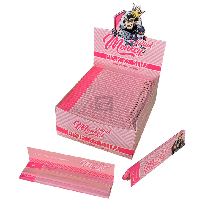 Papel de liar Monkey King Rosa King Size