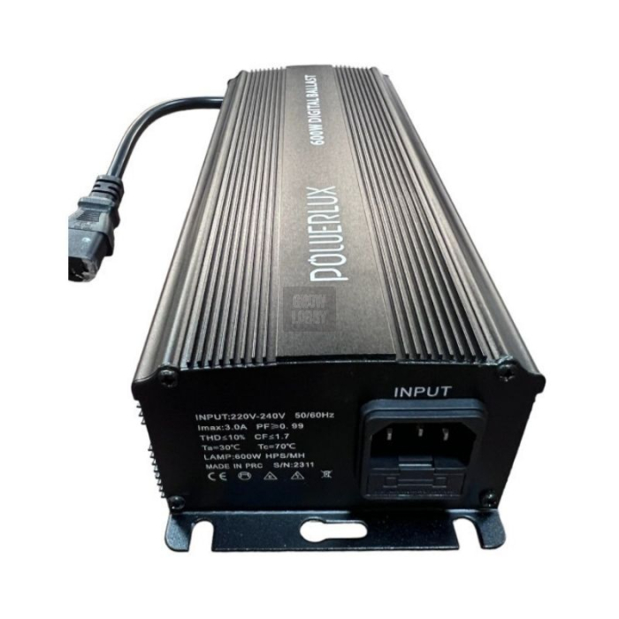 Balastro Electrónico 600W Powerlux