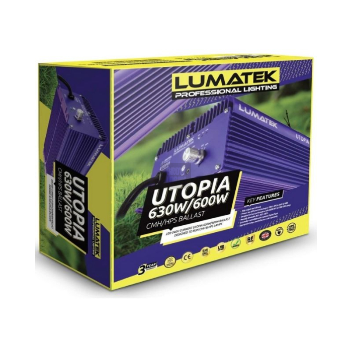 Lumatek Utopia 630W/600W CMH/LEC 240V