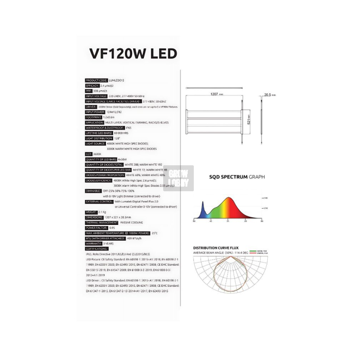 Lumatek LED VF120W