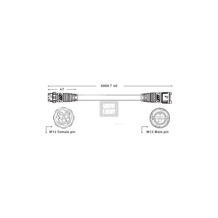 Lumatek Cables Extensión 2.0 5m (2x)