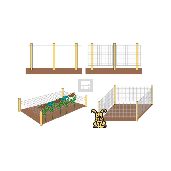 Malla SCROG Blanca (1,2 x 30m)