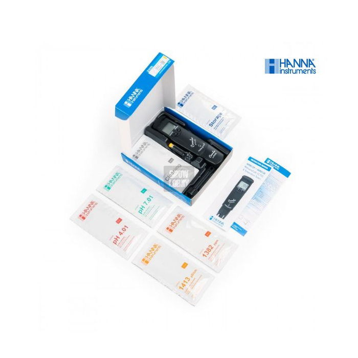 Medidor Hanna Combo HI98129 (pH / EC / ºC)