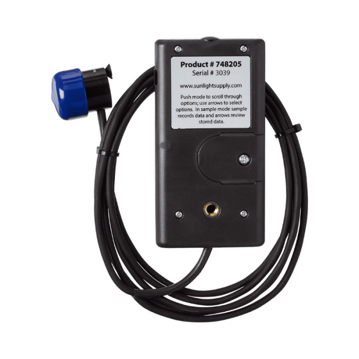 Medidor Intensidad PAR Sun System con Sensor Remoto