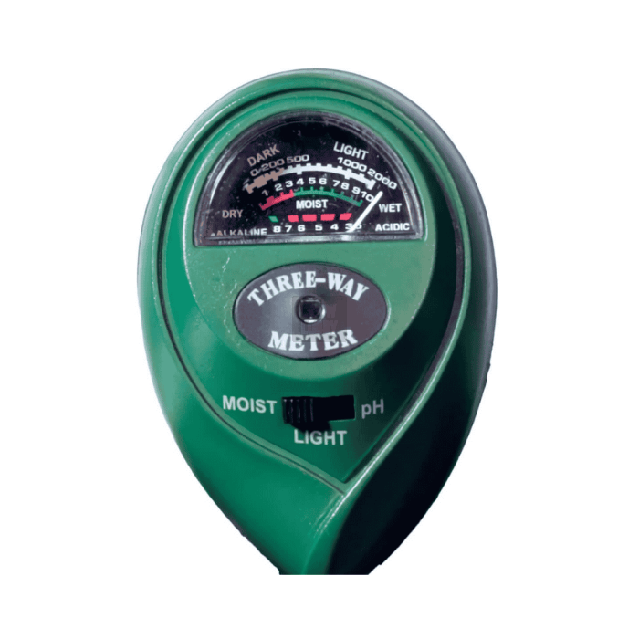 Medidor Rapitest 3 en 1 (pH, luz, humedad)
