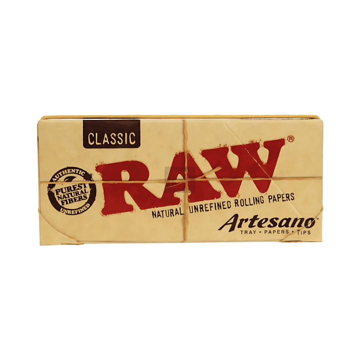 Papel Raw King Size Classic Artesano (Tips & Tray)