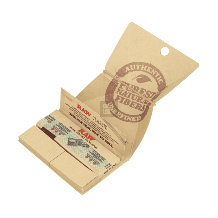 Papel Raw King Size Classic Artesano (Tips & Tray)
